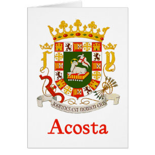 Acosta Schild von Puerto Rico