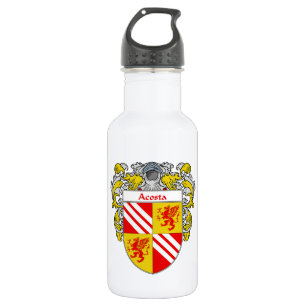 Acosta Wappen/Familienwappen: Edelstahlflasche