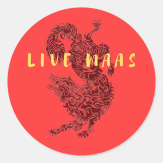 ACOTAR LIVE MAAS RUNDER AUFKLEBER