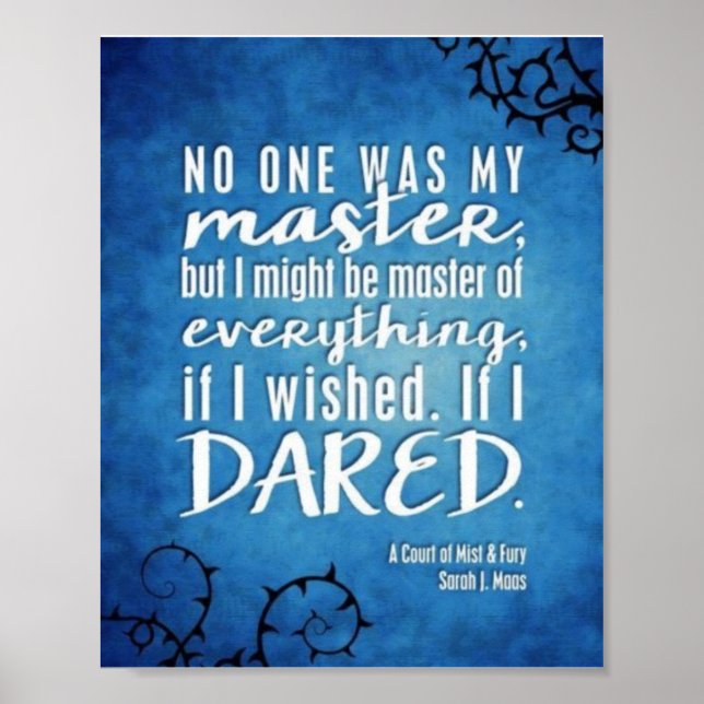 ACOTAR QUOTE POSTER (Vorne)