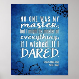 ACOTAR ZITAT POSTER