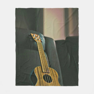 acoustic bass electric guitar gift fleecedecke
