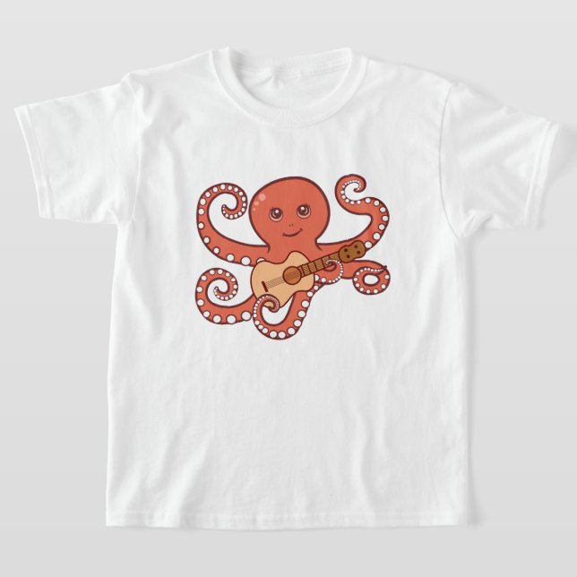 Acoustic Guitar Cartoon T-Shirt (Ablage )