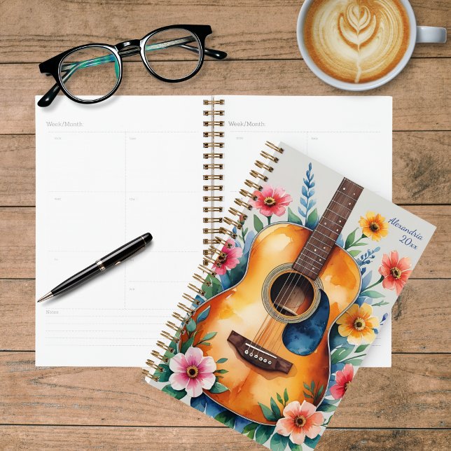 Acoustic Guitar Floral Planer (Von Creator hochgeladen)