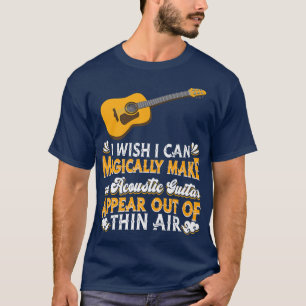 Acoustic Guitar Magic Player Musician Magician Gui T-Shirt
