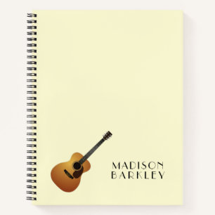 Acoustic Guitar Music Teacher Notizbuch