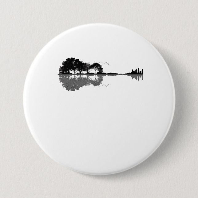 Acoustic Guitar Nature Est Music Bass Guitarist Button (Vorderseite)