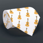 Acoustic Guitar Pattern Brown Musical Instrument Krawatte<br><div class="desc">Celebrate a love for music with this elegant repeating acoustic guitar pattern. The design showcases detailed honey-brown instruments in a minimalist layout, offering a sophisticated look for any music lover. Whether you are a professional guitarist, a student, or a dedicated fan of folk and country music, this graphic brings a...</div>