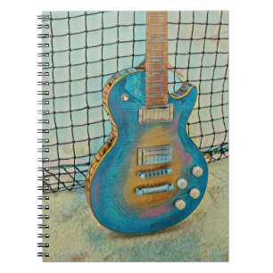 Acoustic guitar player gift notizblock