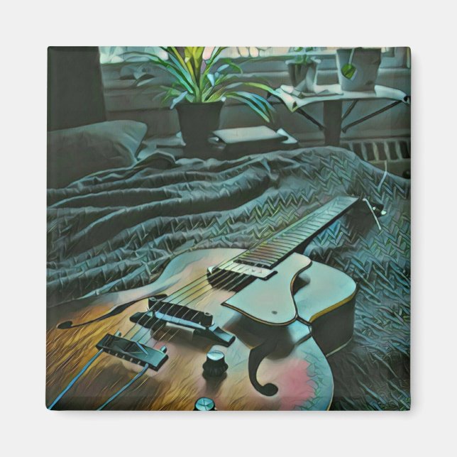 Acoustic guitar player magnet (Vorne)