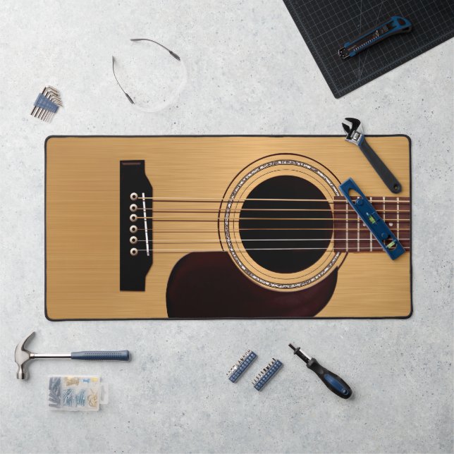 Acoustic Guitar Schreibtischunterlage (Arbeitsplatz)