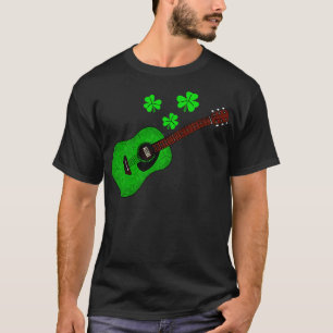Acoustic Guitar St Patricks Day Gitarrist Irish Mu T-Shirt