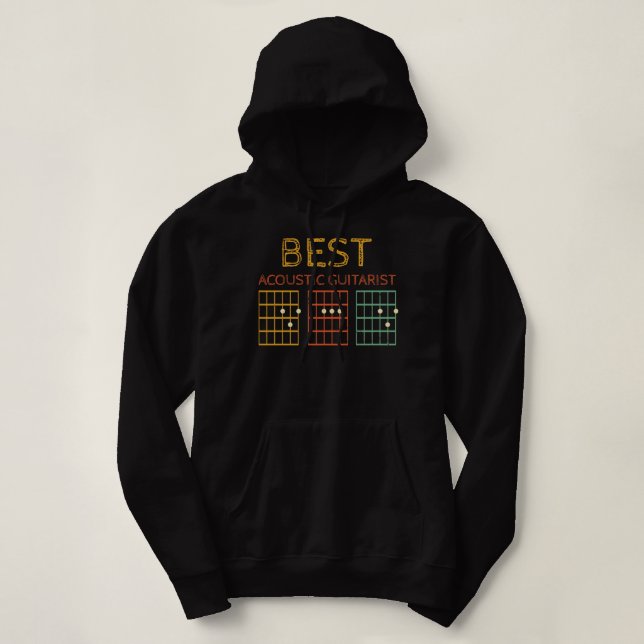 Acoustic Guitarist Vater_715 Hoodie (Design vorne)