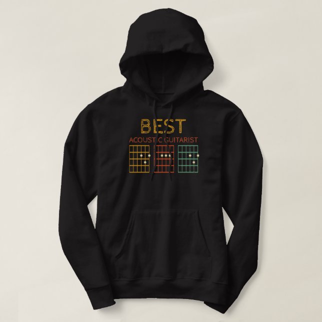 Acoustic Guitarist Vater_715 Hoodie (Design vorne)