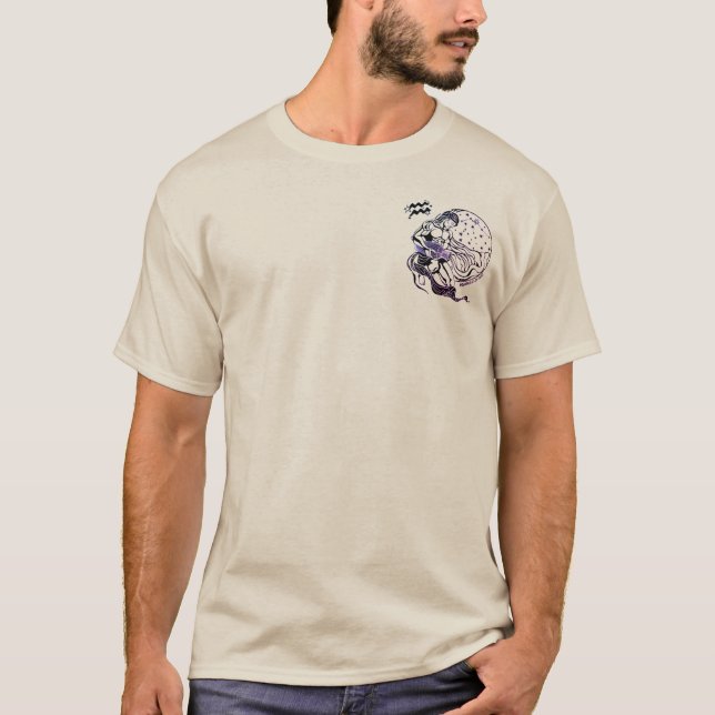 Acquarius zodiac T-Shirt (Vorderseite)