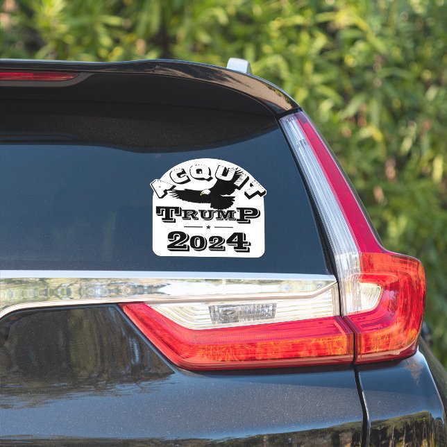 Acquit TRUMP 2024 Aufkleber (Auto Seite)