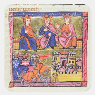 Acre und Damaskus Quadratischer Aufkleber