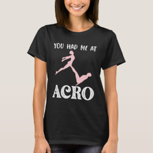 Acro Yoga Lovers Geschenk für Paare, Acrobatic Gym T-Shirt