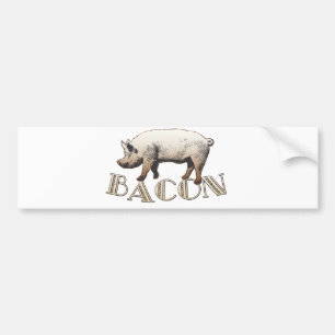 Acrobat BACON Pig Autoaufkleber