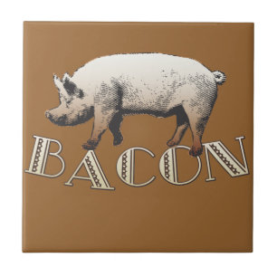Acrobat BACON Pig Fliese
