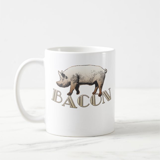 Acrobat BACON Pig Kaffeetasse (Links)