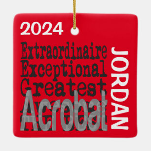 Acrobat Extraordinaire CUSTOM Keramikornament