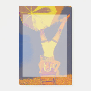 Acrobat Headstand Art Foto Post-It Notes Post-it Klebezettel