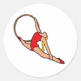 Acrobat Runder Aufkleber