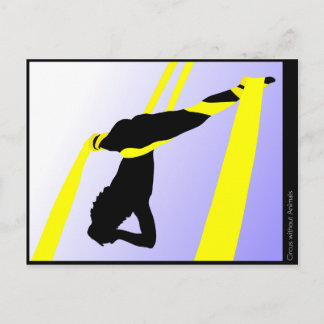 Acrobat von zeitgenössischem Zirkus Postkarte