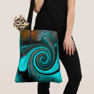 "Acrobatic Aquatics" (Large) Tote Bag Tasche