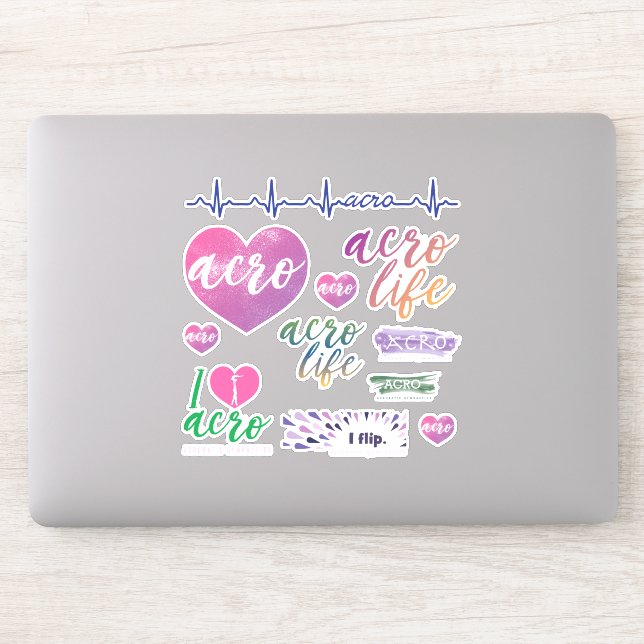 Acrobatic Gymnastics Vinyl Decals Aufkleber (Computer)