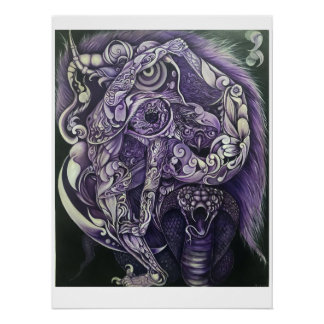 Acrobatic im Nationalwald Poster