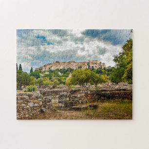 Acropole Athènes Grèce. Jigsaw Puzzle