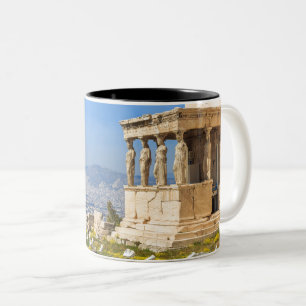Acropolis Hill Athens Griechenland   Sehenswürdigk Zweifarbige Tasse