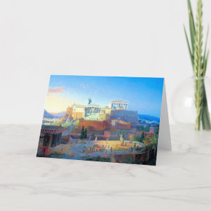 Acropolis in Greece Karte