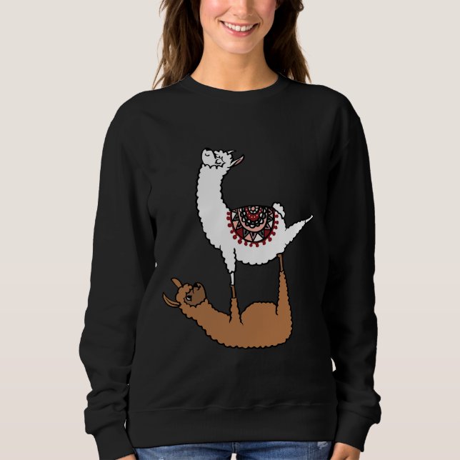 Acroyoga Llama 2 Sweatshirt (Vorderseite)
