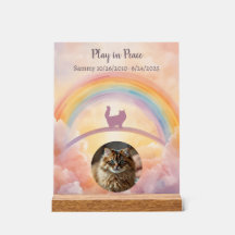 Acryl-Gedenktafel für Katzen – Mein Schutzengel