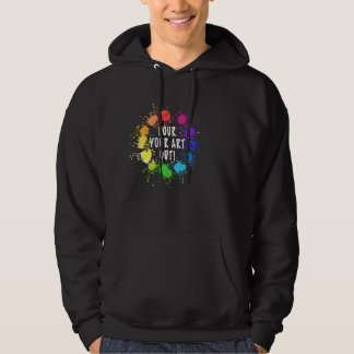 Acryl-Gießkünstler Fluid Art Maler Col Hoodie