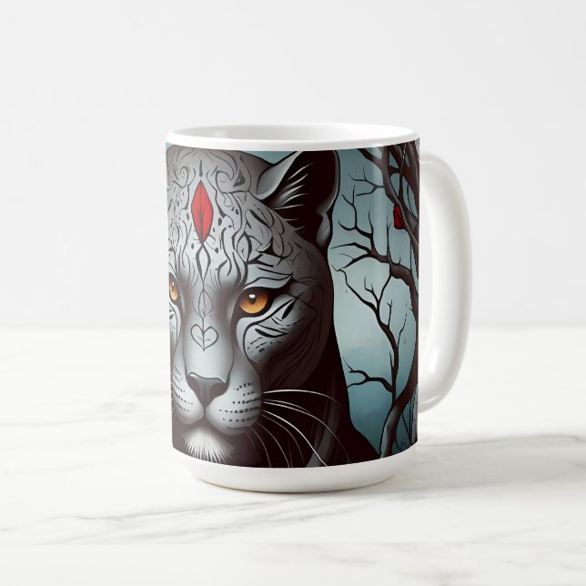Acryl-Schlüsselanhänger Kaffeetasse (VorderseiteRechts)