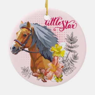 Acryl-Schlüsselanhänger Keramik Ornament