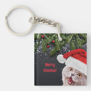 Acryl-Schlüsselanhänger, Merry Hissmas Schlüsselanhänger