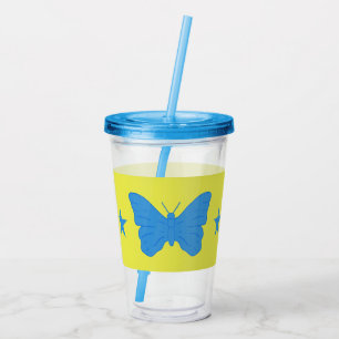 Acryl-Tumbler mit der Flagge von Bady Bassit Acryltrinkbecher