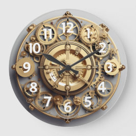 Acryl-Uhr Faux-Getriebe funktioniert Große Wanduhr