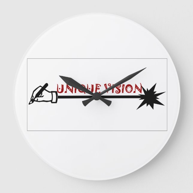 Acryl-Wanduhr Große Wanduhr (Vorderseite)
