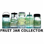 Acrylausschnitt Frucht-Glas-der Vintagen<br><div class="desc">Foto einiger seltener antiker Fruchtgläser. Frucht-Glas-Kollektor-Waren für Kollektoren der Vintager Glasmaurer-einmachenden Gläser -- Hüte, T-Shirts, Notizbuch, Botetasche, Sweatshirts, Kaffee-Tassen, Müslischüssel, Bier-Tasse, Zeichen, Plakate, Schlüsselanhänger und größere Geschenkeinzelteile für den Kollektor. Sehen Sie finbotclub.blogspot.com für Glas- und Flaschenhobbynachrichten.</div>
