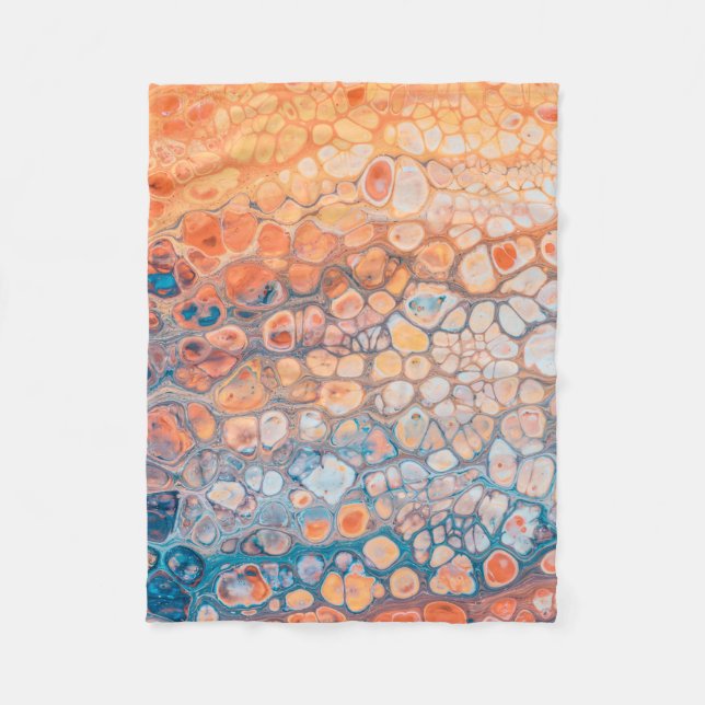 Acrylfarbe Fleecedecke (Vorderseite)