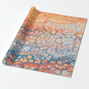 Acrylfarbe Geschenkpapier