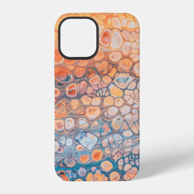 Acrylfarbe iPhone 12 Hülle (Rückseite)