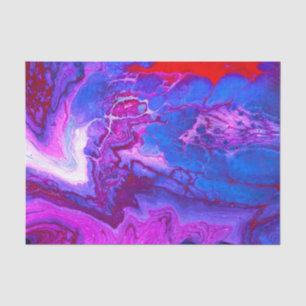 Acrylic Fluid Pour Lila Marmordesigns Seidenpapier