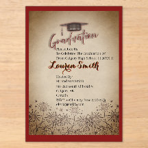 Acrylic Graduation Party Invitation